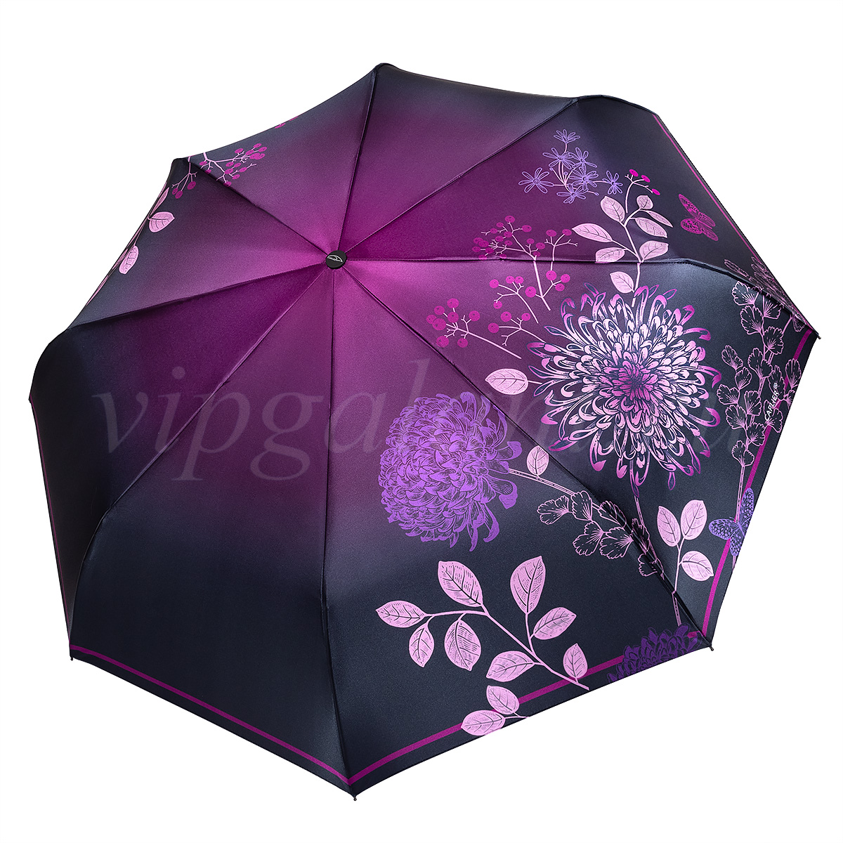 Зонт от дождя Caplier 3854-1 фиолетовый автоматический фото 2 Зонт от дождя Caplier 3854-1 фиолетовый фото 2