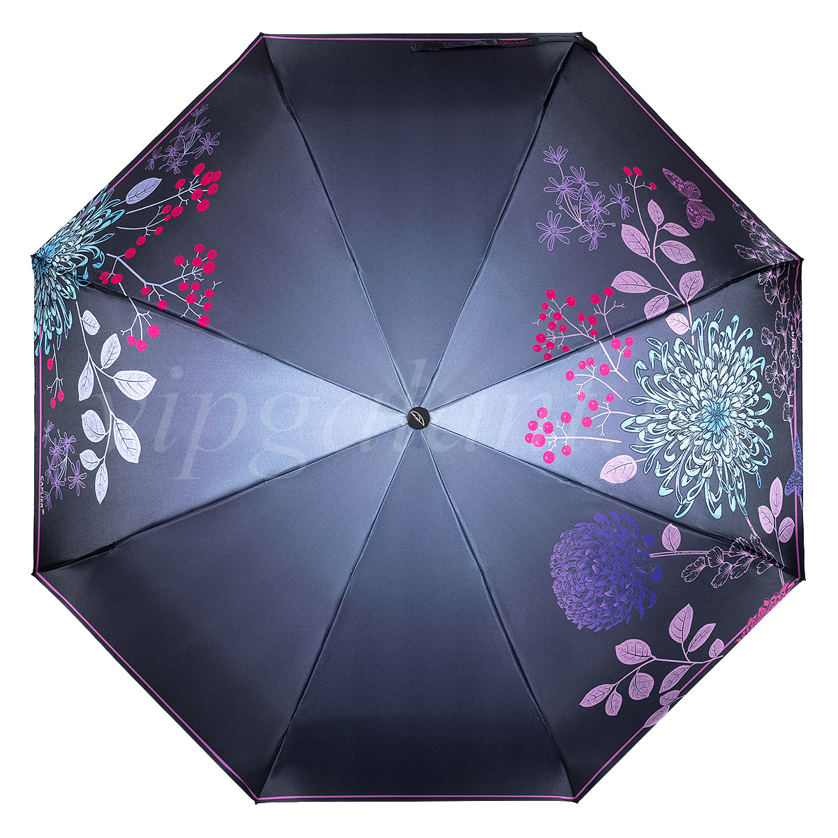 Зонт сатиновый для женщин Caplier 3854-1