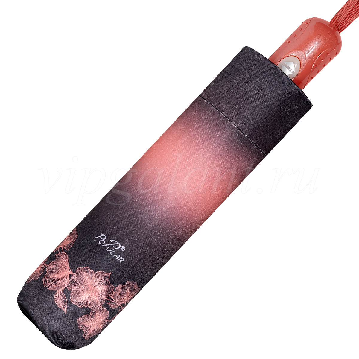 Сатиновый зонт с прямой ручкой и чехлом Rainbrella 3010 Зонт с чехлом Rainbrella 3010